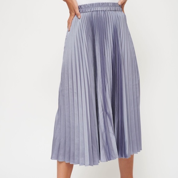 SOLD Bnwt Pleated Midi Skirt - Picture 1 of 8